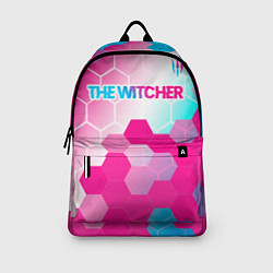 Рюкзак The Witcher neon gradient style: символ сверху, цвет: 3D-принт — фото 2