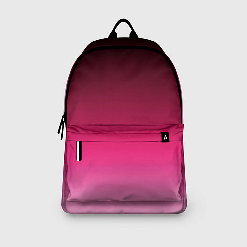 Рюкзак Розово-малиновый градиент / 3D-принт – фото 3
