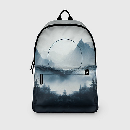 Рюкзак Утренние горы / 3D-принт – фото 3