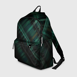 Рюкзак Тёмно-зелёная шотландская клетка, цвет: 3D-принт