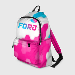 Рюкзак Ford neon gradient style посередине, цвет: 3D-принт