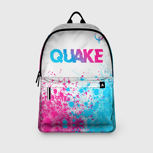 Рюкзак Quake neon gradient style посередине / 3D-принт – фото 3