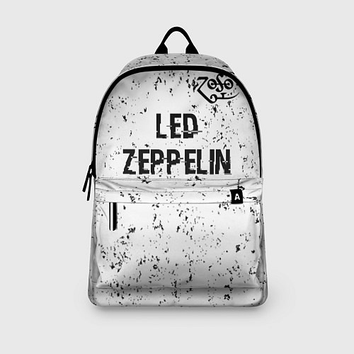 Рюкзак Led Zeppelin glitch на светлом фоне посередине / 3D-принт – фото 3