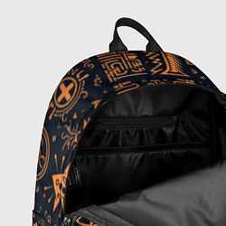 Рюкзак Паттерн в славянском стиле на тёмном фоне, цвет: 3D-принт — фото 2