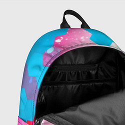Рюкзак Chevrolet neon gradient style посередине, цвет: 3D-принт — фото 2
