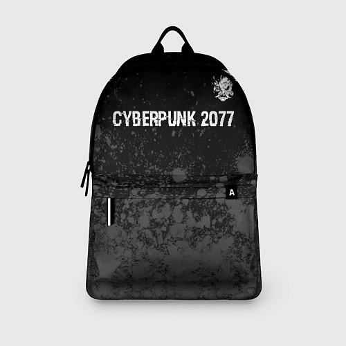 Рюкзак Cyberpunk 2077 glitch на темном фоне посередине / 3D-принт – фото 3