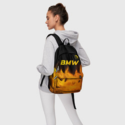 Рюкзак BMW - gold gradient посередине, цвет: 3D-принт — фото 2
