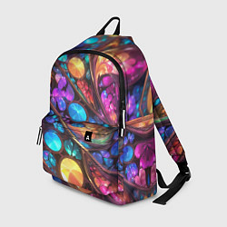 Рюкзак Яркий абстрактный фрактальный узор, цвет: 3D-принт