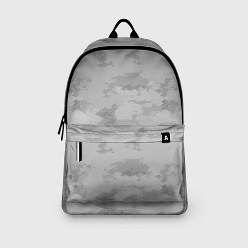 Рюкзак Светло-серый пятнистый паттерн / 3D-принт – фото 3