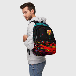 Рюкзак Barcelona краски, цвет: 3D-принт — фото 2