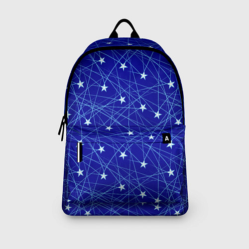 Рюкзак Звездопад на синем / 3D-принт – фото 3