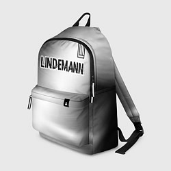 Рюкзак Lindemann glitch на светлом фоне посередине, цвет: 3D-принт