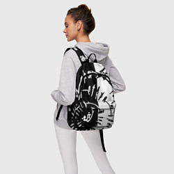 Рюкзак Астарион - знак на спине чб, цвет: 3D-принт — фото 2