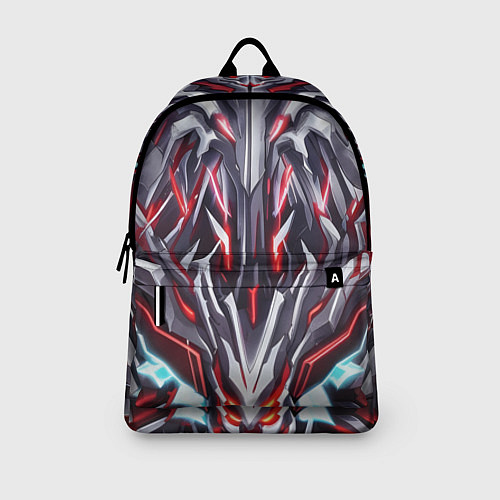 Рюкзак Красная киберпанк броня / 3D-принт – фото 3