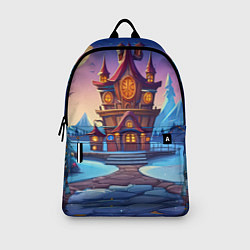Рюкзак Новогодний сказочный замок, цвет: 3D-принт — фото 2