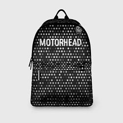 Рюкзак Motorhead glitch на темном фоне посередине, цвет: 3D-принт — фото 2