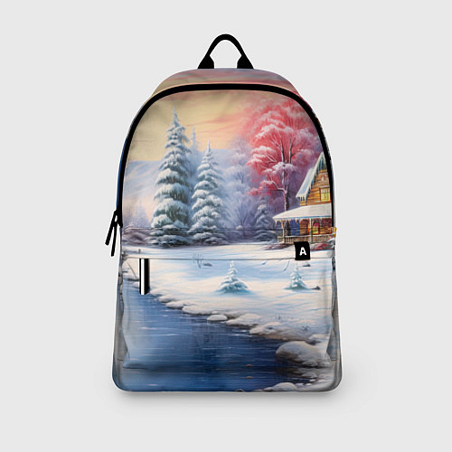 Рюкзак Сказочная метель подарков / 3D-принт – фото 3