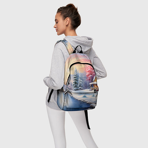 Рюкзак Сказочная метель подарков / 3D-принт – фото 6