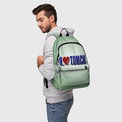 Рюкзак Я люблю Томск, цвет: 3D-принт — фото 2