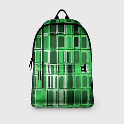 Рюкзак Зелёные прямоугольники, цвет: 3D-принт — фото 2