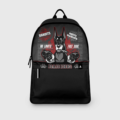 Рюкзак Плохая собака / 3D-принт – фото 3