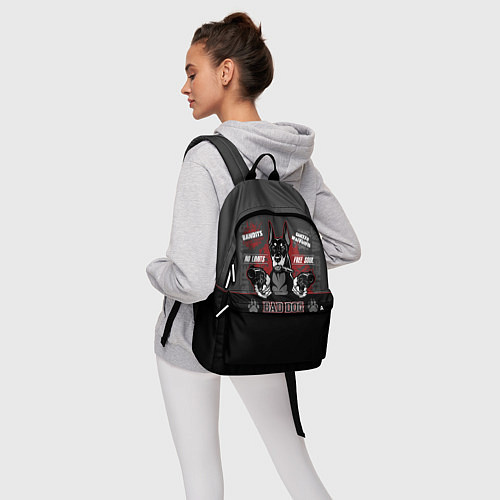 Рюкзак Плохая собака / 3D-принт – фото 6