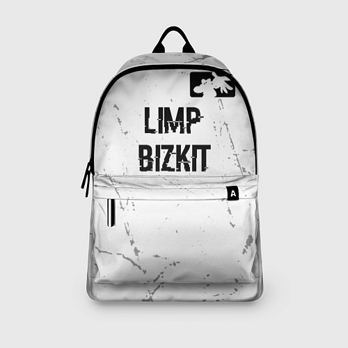 Рюкзак Limp Bizkit glitch на светлом фоне посередине / 3D-принт – фото 3