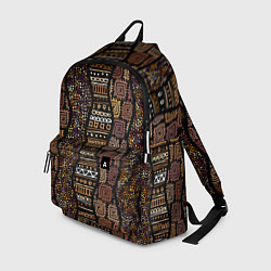 Рюкзак Волнистый этнический орнамент, цвет: 3D-принт