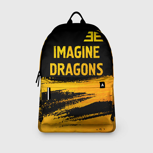 Рюкзак Imagine Dragons - gold gradient посередине / 3D-принт – фото 3