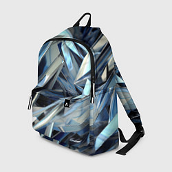 Рюкзак Абстрактные осколки голубого цвета, цвет: 3D-принт
