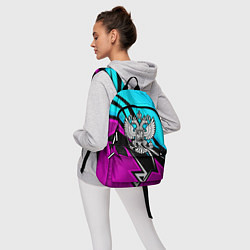 Рюкзак Герб рф - неоновый, цвет: 3D-принт — фото 2