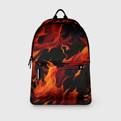 Рюкзак Пламя в темноте / 3D-принт – фото 3