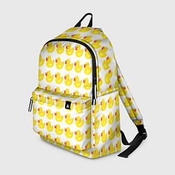 Рюкзак Семейка желтых резиновых уточек, цвет: 3D-принт