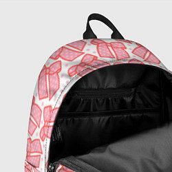 Рюкзак Узор с розовыми бантами в горошек, цвет: 3D-принт — фото 2