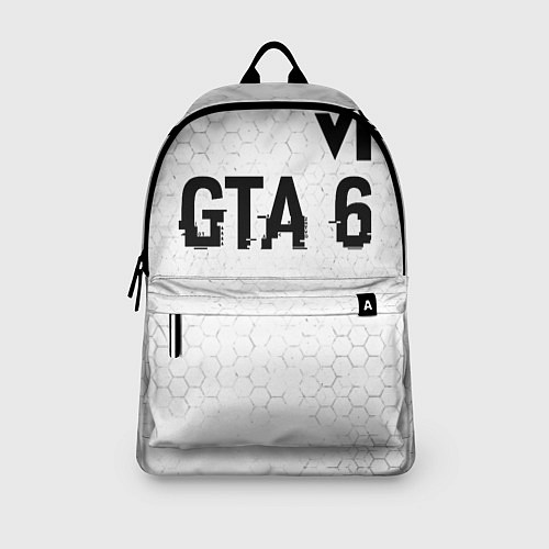 Рюкзак GTA 6 glitch на светлом фоне посередине / 3D-принт – фото 3