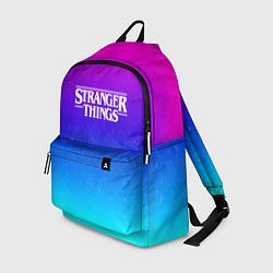 Рюкзак Stranger Things gradient colors, цвет: 3D-принт