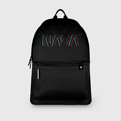 Рюкзак NASA glitch color usa / 3D-принт – фото 3