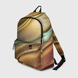 Рюкзак Плавные рельефы с блёстками, цвет: 3D-принт