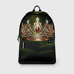 Рюкзак Королевская корона узорная, цвет: 3D-принт — фото 2