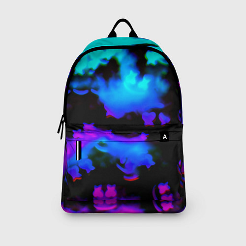 Рюкзак Marshmello neon space / 3D-принт – фото 3