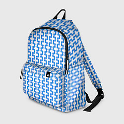 Рюкзак Синие кружки патерн, цвет: 3D-принт