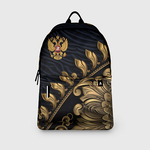 Рюкзак Золотой герб России лепнина / 3D-принт – фото 3