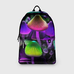 Рюкзак Люминесцентные грибы, цвет: 3D-принт — фото 2