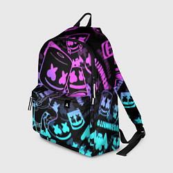 Рюкзак Marshmello neon pattern, цвет: 3D-принт