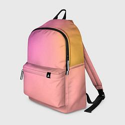 Рюкзак Розово-желтый градиент, цвет: 3D-принт