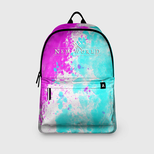 Рюкзак New world неоновые краски / 3D-принт – фото 3