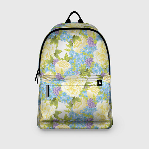 Рюкзак Пышные цветы / 3D-принт – фото 3