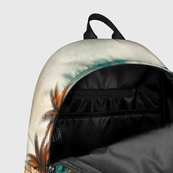 Рюкзак ГТА - пальмы и машины, цвет: 3D-принт — фото 2
