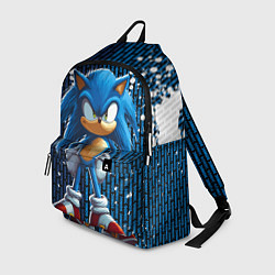 Рюкзак Sonic - splash and logo, цвет: 3D-принт