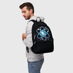 Рюкзак Котик в атоме, цвет: 3D-принт — фото 2